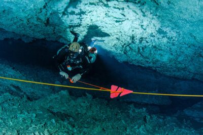 Technical Cave Diving Riviera Maya Technical cave diving in Riviera Maya with Pluto Dive instructors