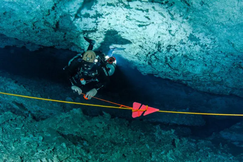 Technical cave diving in Riviera Maya with Pluto Dive instructors
